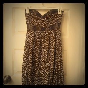 Leopard print dress